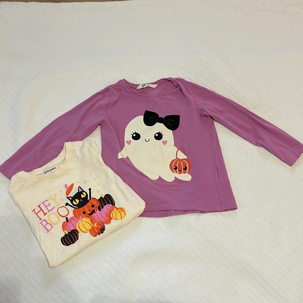 5T Halloween long sleeve T-shirt bundle